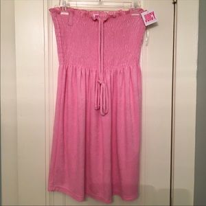 NWT JUICY COUTURE HALTER DRESS IN BIKINI PINK💕